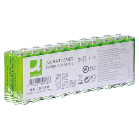 Q-CONNECT&#174; Batterien Alkaline LR03 AAA 1.5V / 20 Stk.