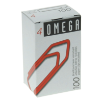 OMEGA&amp;#174; Office Clips, 100 pcs., 4/32 mm.
