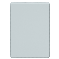 Transparent protective cover for BAG vaccination certificate, blue