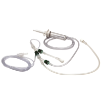 Schlauchsystem mit Saugfunktion und Tropfkammer (21 bar / 305 psi)