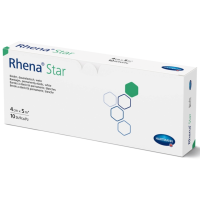 El. Binde Rhena Star weiss, 4cmx5m - 10Stk.