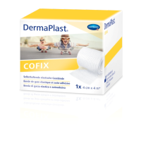 DermaPlast&amp;#174; CoFix Selbsthaftende Binde, weiss 4m x 4cm / 1 Stk.