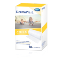 DermaPlast&amp;#174; CoFix Selbsthaftende Binde, weiss 4m x 8cm / 1 Stk.