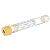 VACUETTE® TUBE 8 ml CAT Serum Separator Clot Activator, 16x100 ochre cap/ochre ring,