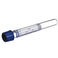 VACUETTE&amp;#174; R&amp;#214;HRCHEN 6ml NH Spurenel. Natrium Heparin, 13x100 Kappe royalblau Ring schwarz Ring