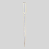 Pasteurpipette, Transferpipette 3,5 ml, (LxB): 155x15mm, transparent, Graduierung bis 3 ml / 500Stk.