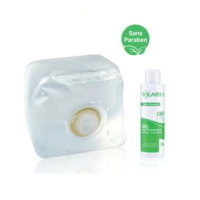 Polaris II gel per ultrasuoni incolore 5l Cubitainer pi&amp;#249; dispenser e flacone vuoto