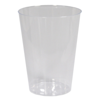 Trinkbecher transparent, PS, 2dl fest
