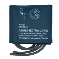 NiBP-Blutdruckmanschette, 2-Schlauch, zweiteilig, Erwachsene XL 25-35 cm