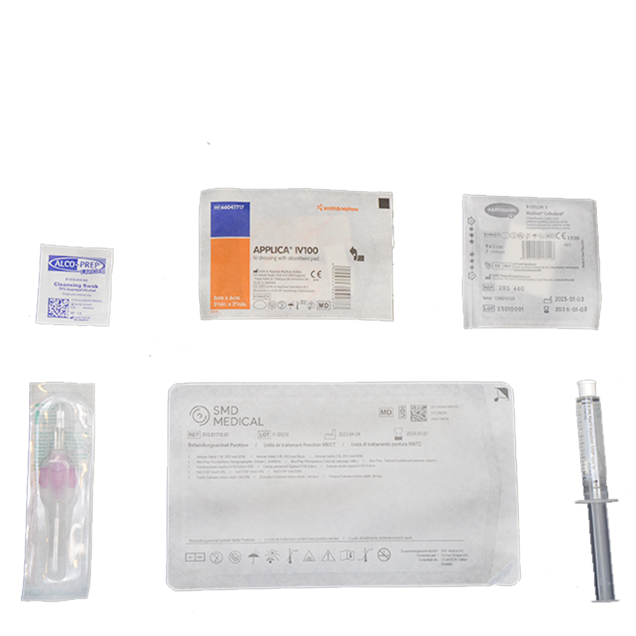 Behandlungseinheit Punktion, Karton &#224; 66 Stk.