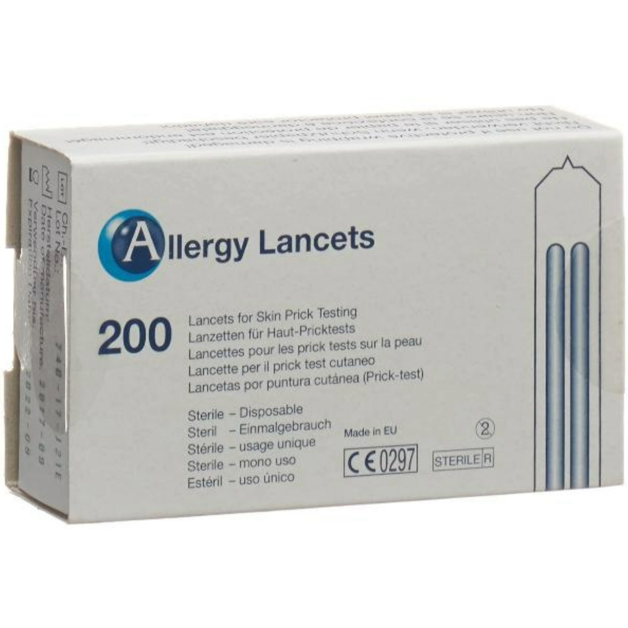 Allergy Lancets Prick Lancettes 200 pi&#232;ces