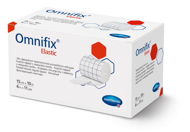 Omnifix elastic, Fixierflies, Verbandfixierung, 15cmx10m, 1 Rolle