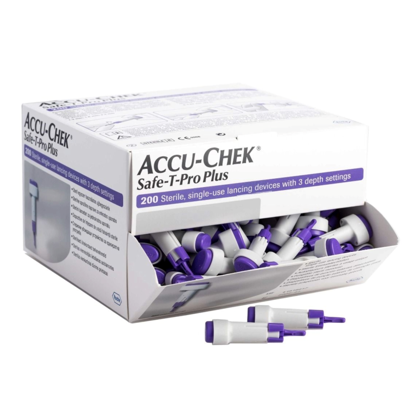 Lancettes Accu-Check Safe T-Pro Plus / 200 pi&amp;#232;ces