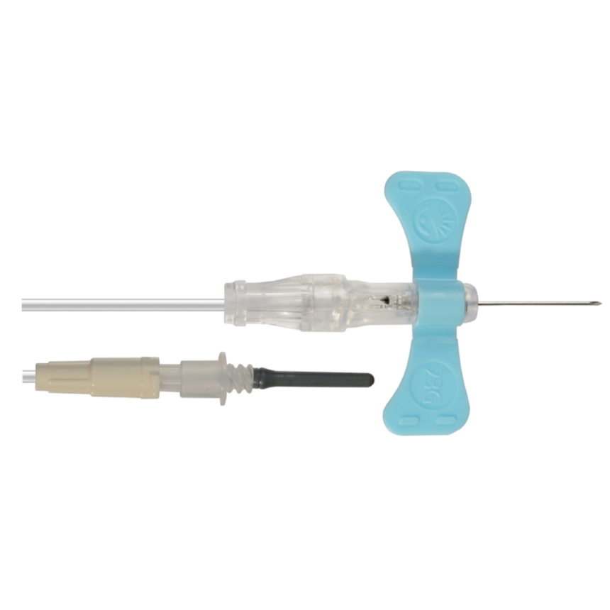 BD Vacutainer Push Button Blood Collection Set 23G 0.6x19mm, length 178mm light blue, 50 pcs.