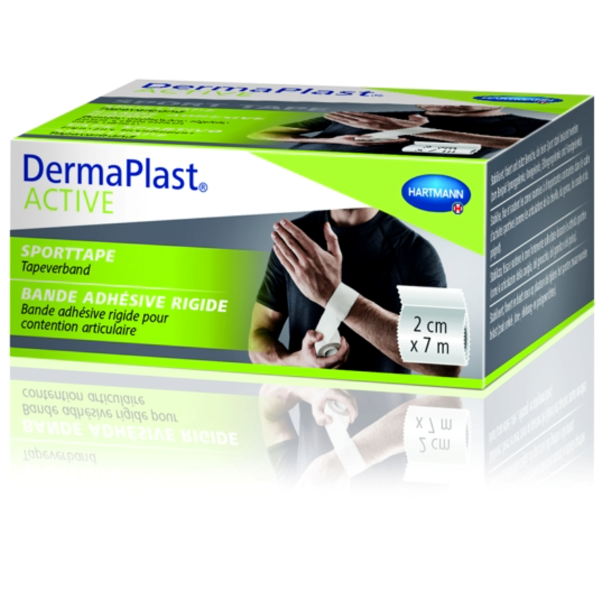 DermaPlast Sporttape, strapazierf&amp;#228;hig, weiss - 2cmx7m 1Stk.