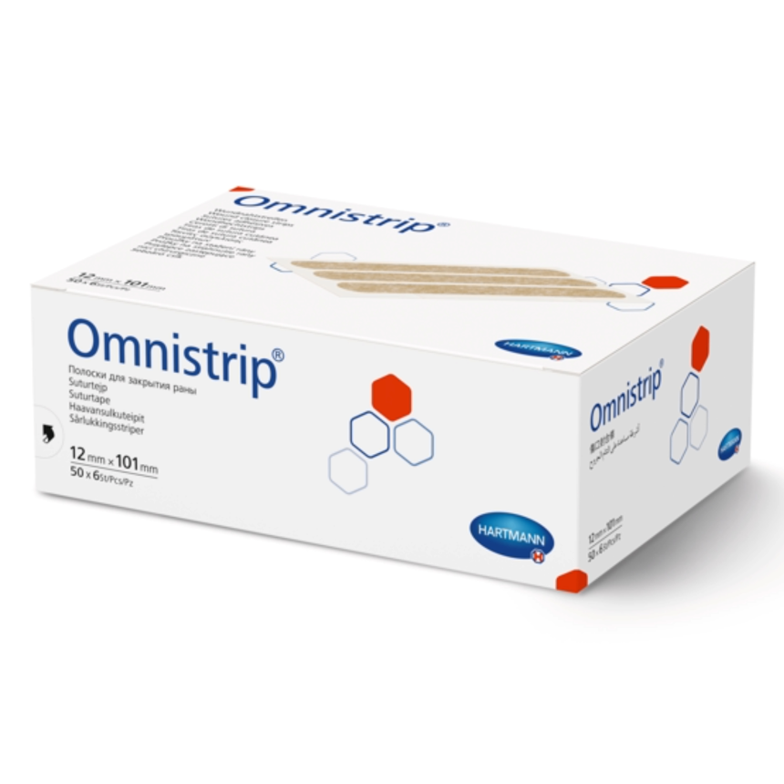 Omnistrip steril eingesiegelt &amp;#224; 6 St&amp;#252;ck 12x101mm P50 / Box &amp;#224; 300 Stk.