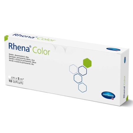 Mittelzugbinde Rhena Color blau, 8cmx5m - 10 Stk.