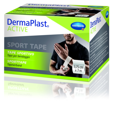 DermaPlast Sporttape, strapazierf&#228;hig, weiss - 3.75cmx7m 1Stk.