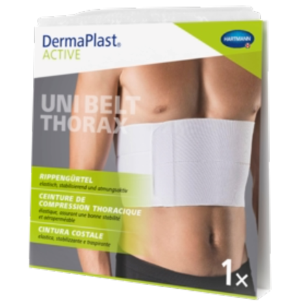 Dermaplast, Rippeng&#252;rtel Mann, weiss,100-125cm, 1Stk.