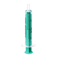 Siringa iniezione verde 2ml 2pz Luer centrata 100pz.